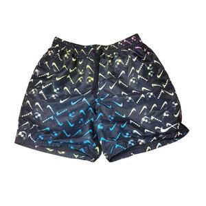 Nike Swim Digi Swoosh Ombre Logo Print Trunks - Medium